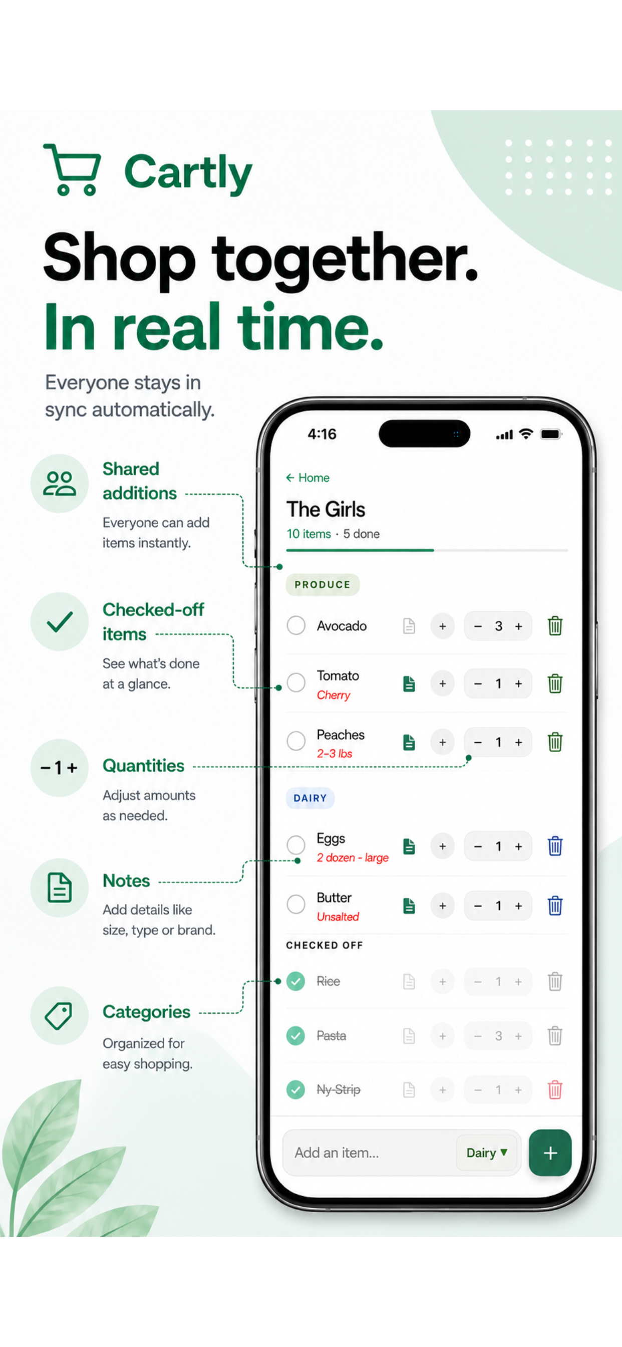 Profile page